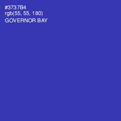 #3737B4 - Governor Bay Color Image